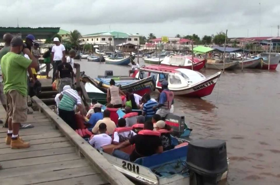 Popular Boat and Ferry Crossing Stellings and Waterfronts in Guyana